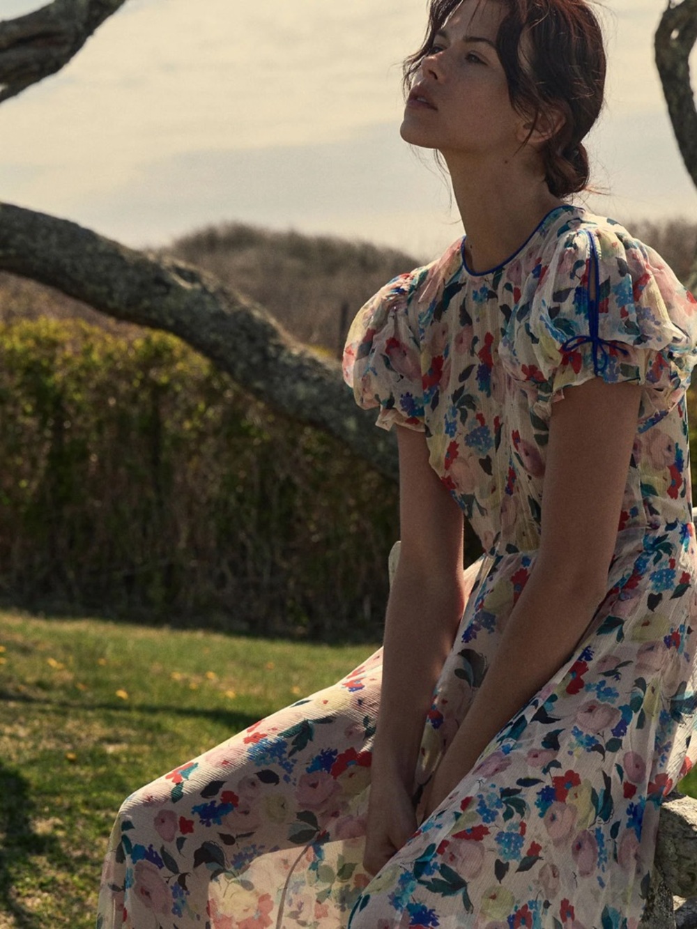 Dôen Floret Dress - Fleur Du Matin